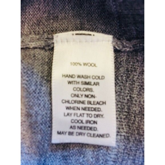 White House Black Market Women Long Cardigan 100% Merino Wool Buttons Up Size M - Picture 5 of 9